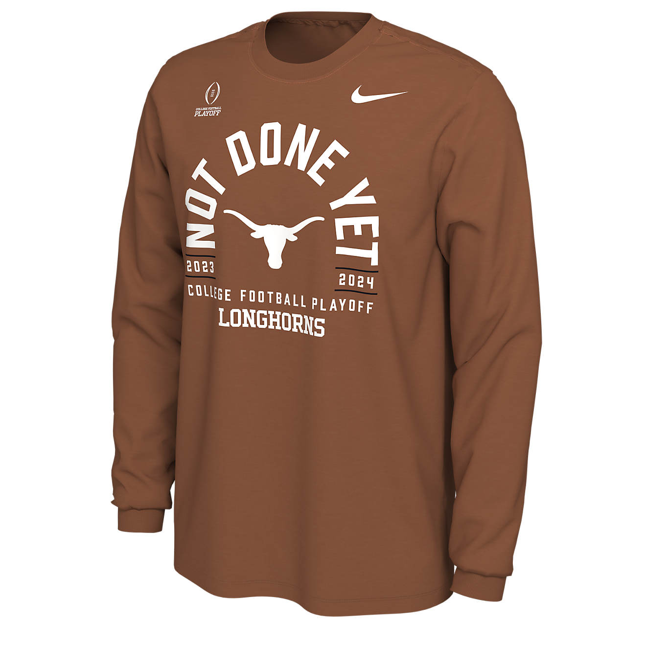 Nike Men's Texas 2023 College Football Playoff Bound Local Long Sleeve ...