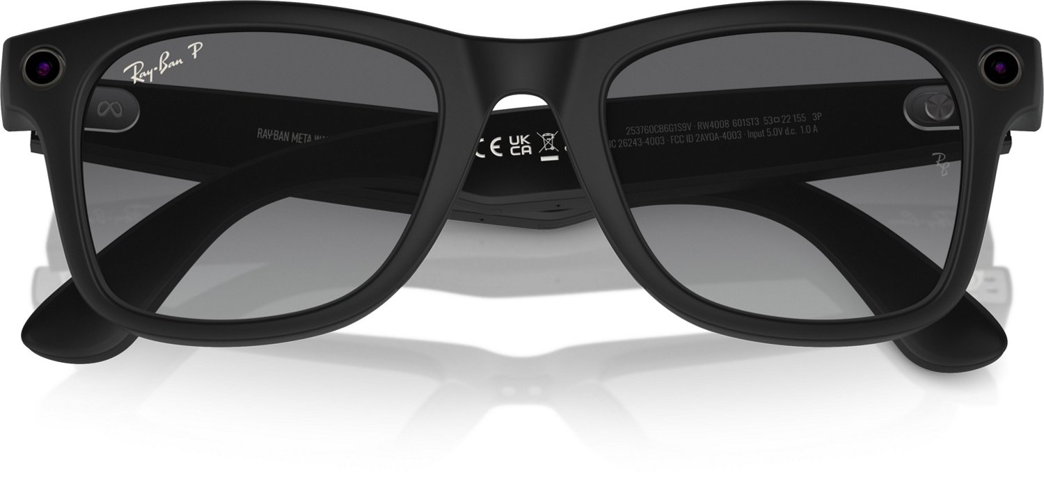 Ray-Ban Wayfarer Meta Wide Polarized Sunglasses                                                                                  - view number 6
