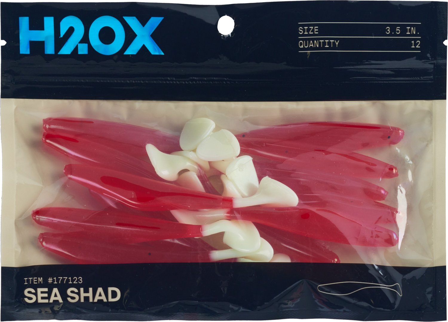 H2OX 3.5 in Sea Shad 12-Pack - view number 2