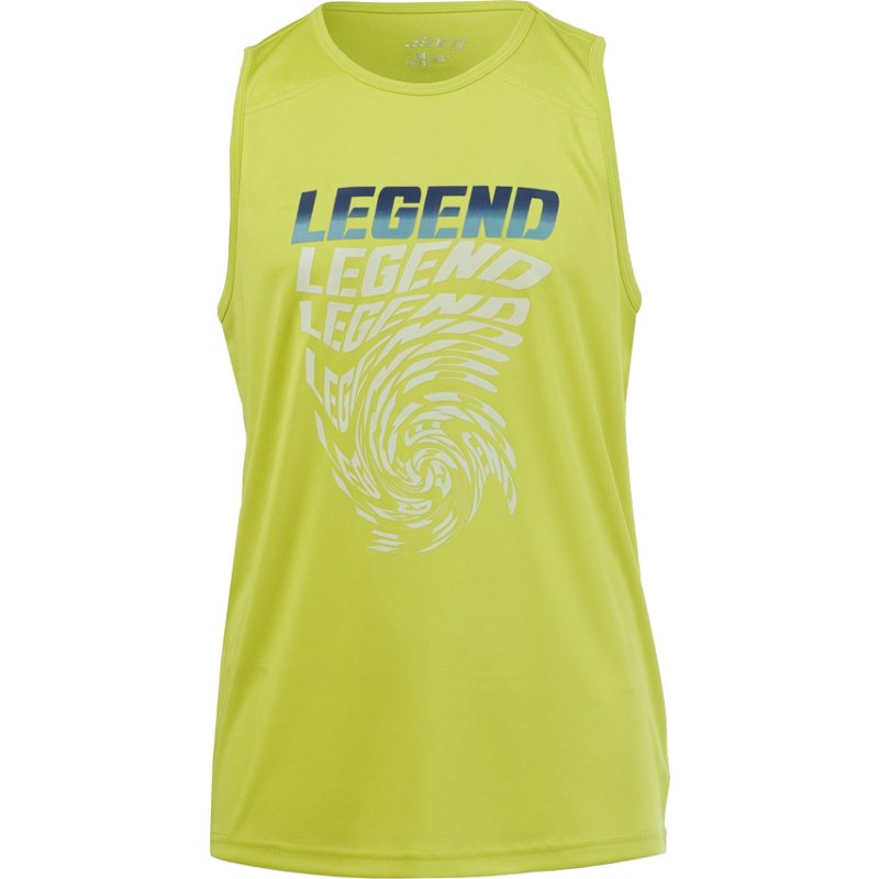 BCG Boys' Distorted Legend Turbo Graphic Tank Top Sulphur Spring, Medium - Boy's Athletic Tops at Academy Sports