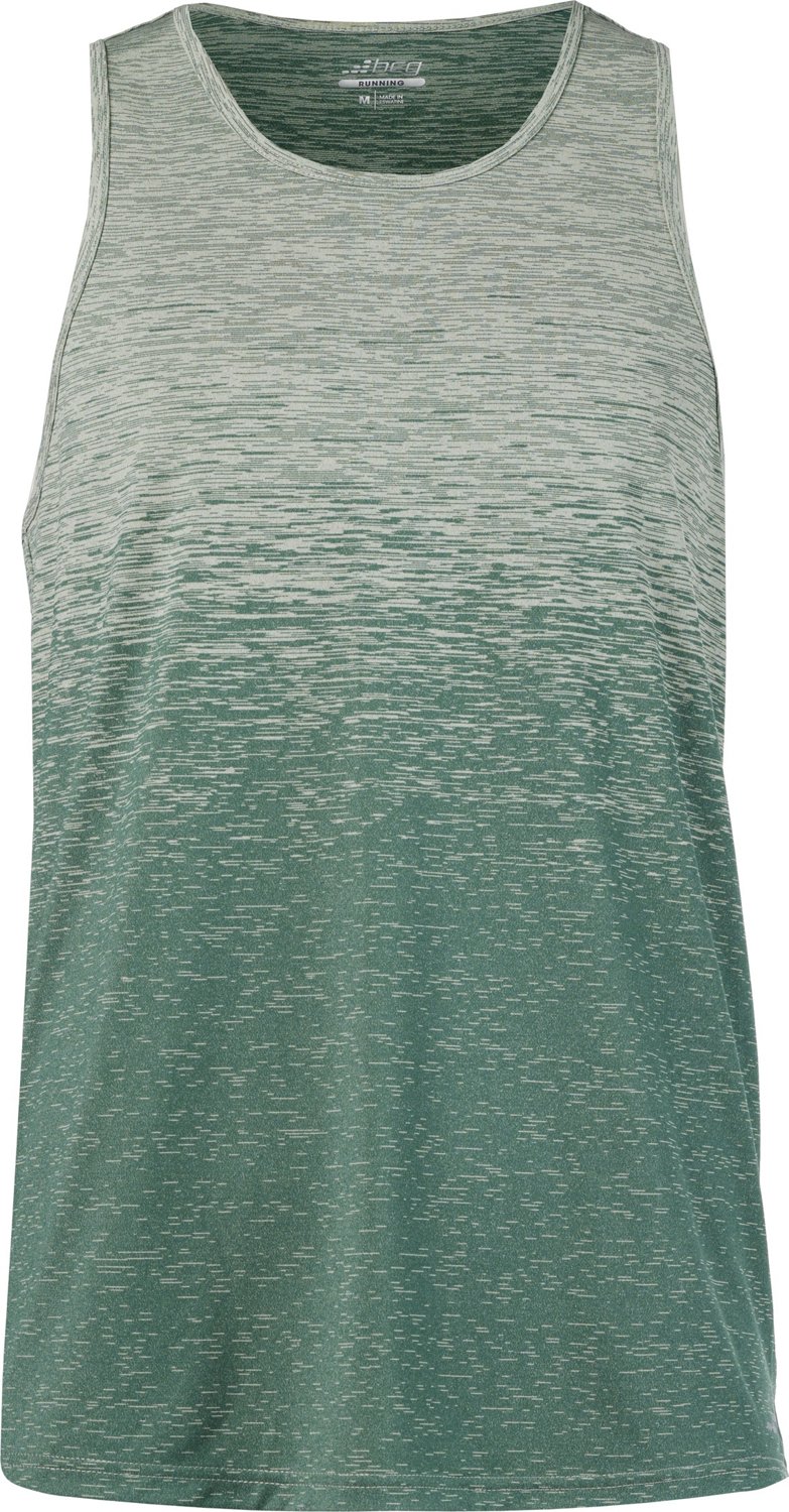 BCG Men's Run Ombre Scoop Neck Running Tank