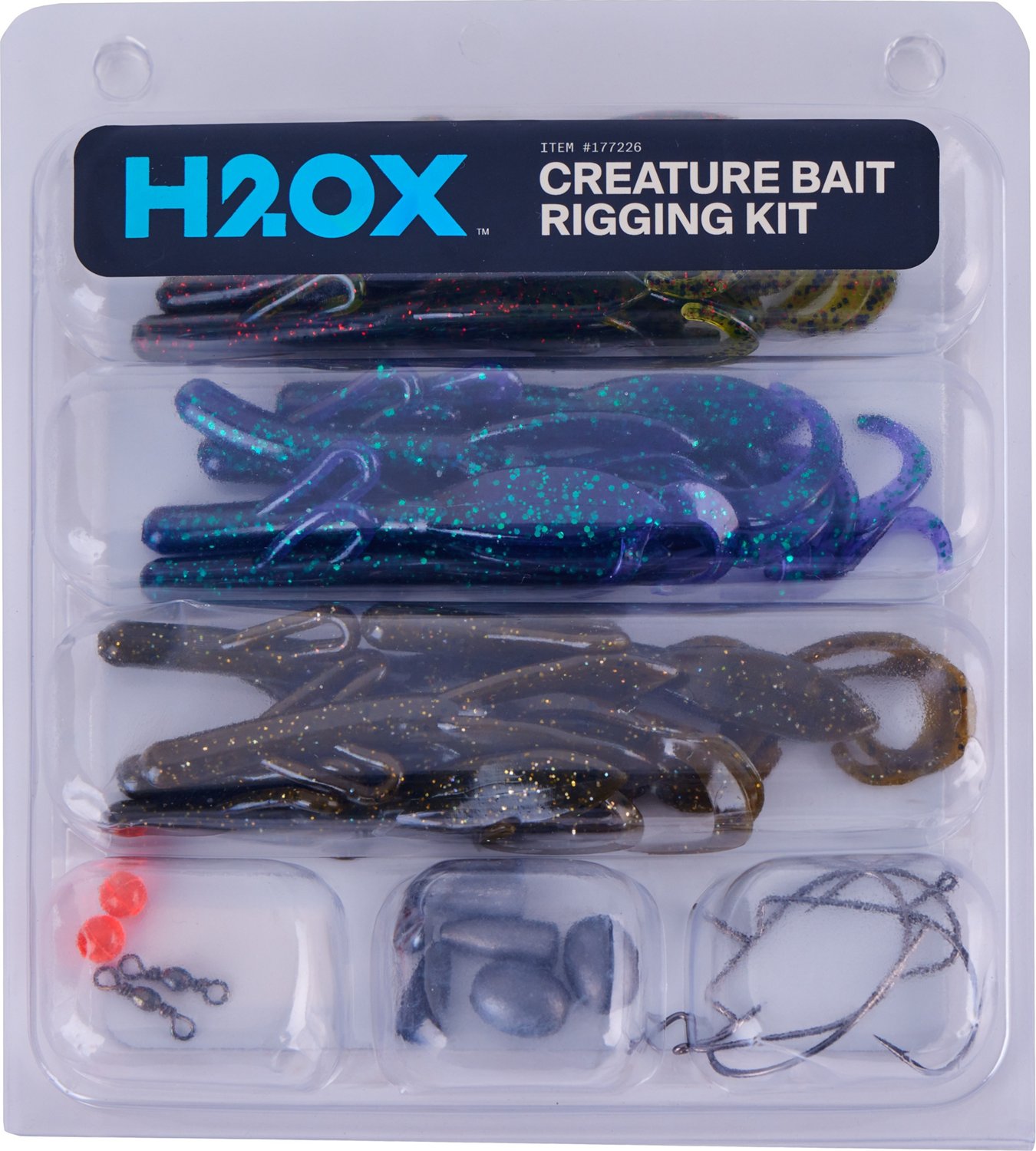 H2OX 4 in Creature Bait Rigging Kit | Academy