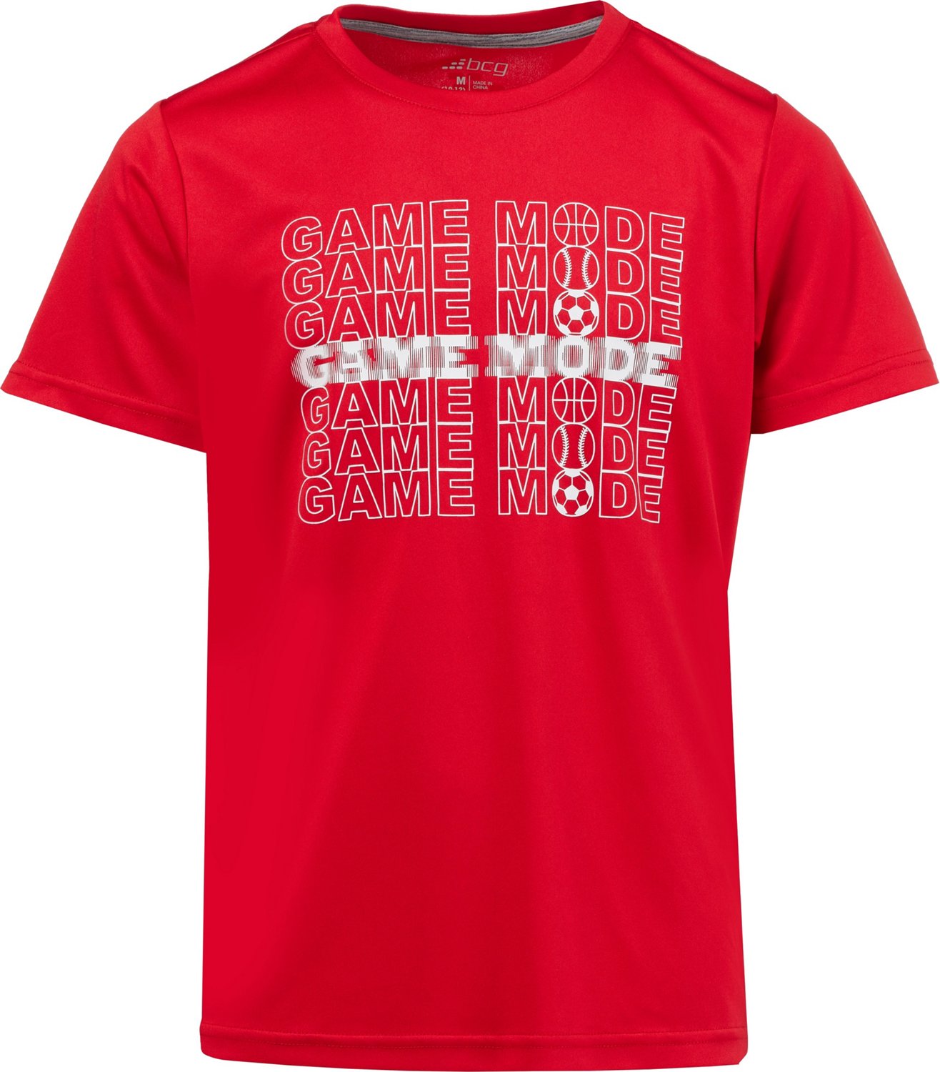 BCG Boys' All Game Mode Cotton T-shirt