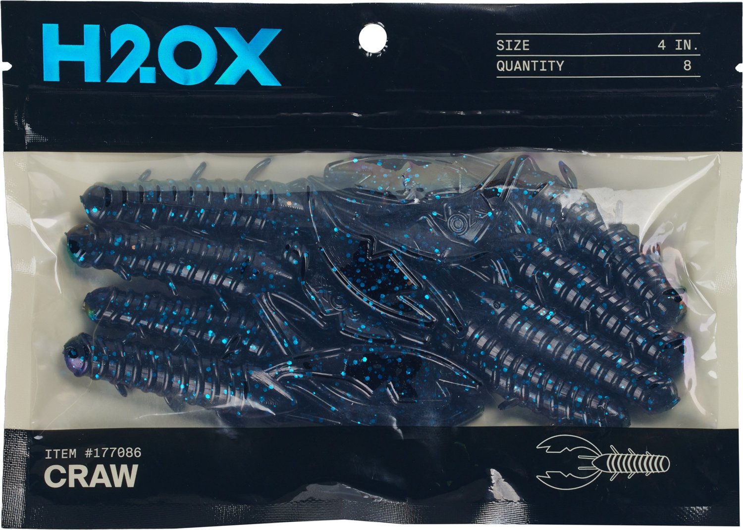 H2OX 4 Craw 8-Pack