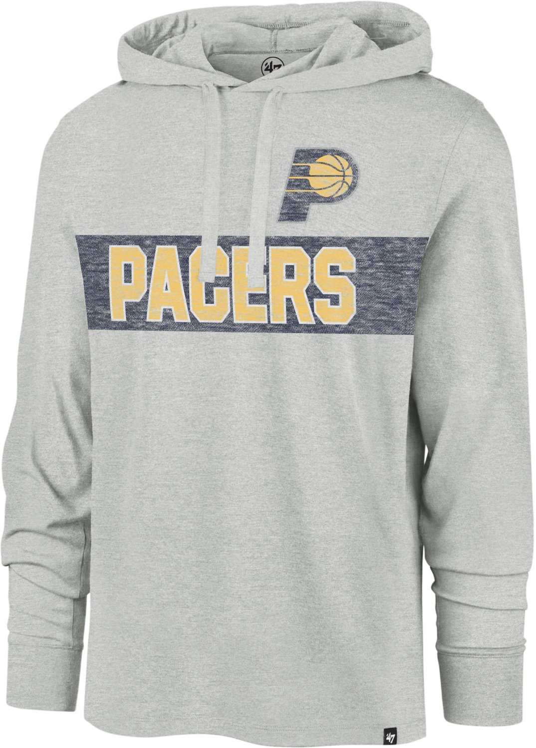 '47 Men's Indiana Pacers Field Franklin Short Sleeve Hoodie