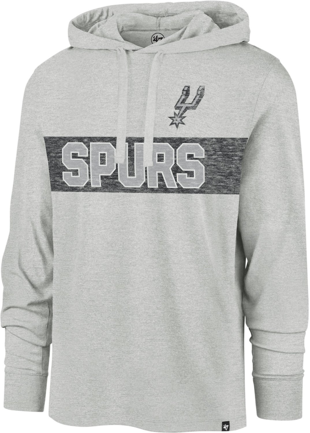 '47 Men's San Antonio Spurs Field Franklin Short Sleeve Hoodie