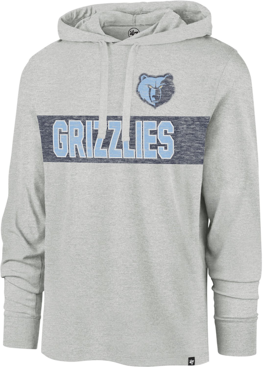 '47 Men's Memphis Grizzlies Field Franklin Short Sleeve Hoodie