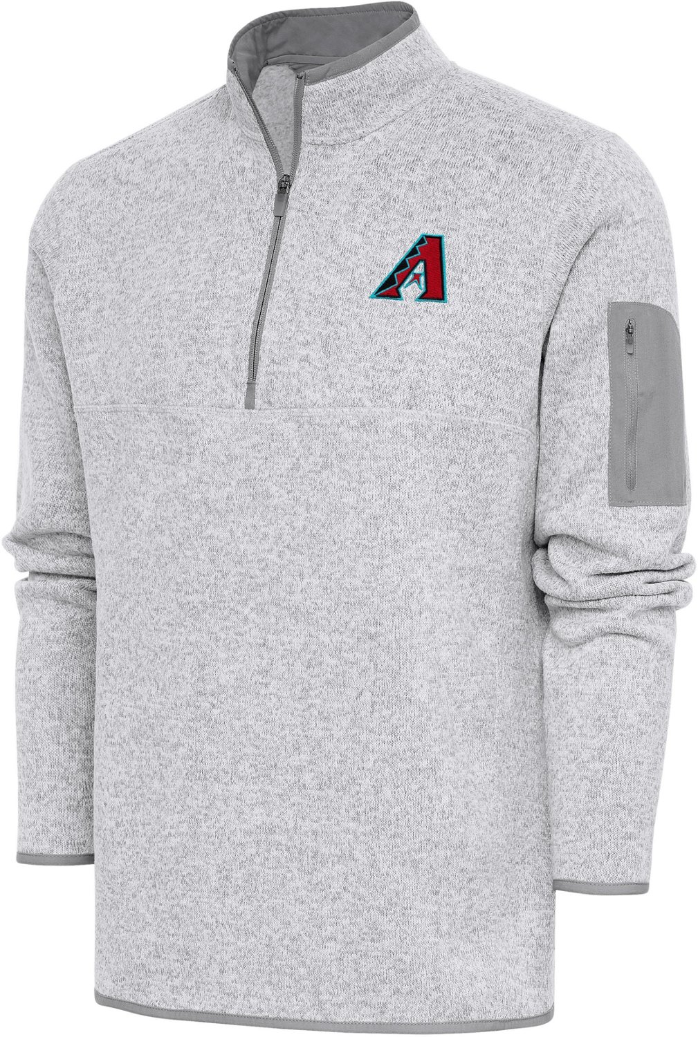 Antigua Men's Arizona Diamondbacks Fortune 1/4-Zip Pullover Sweater