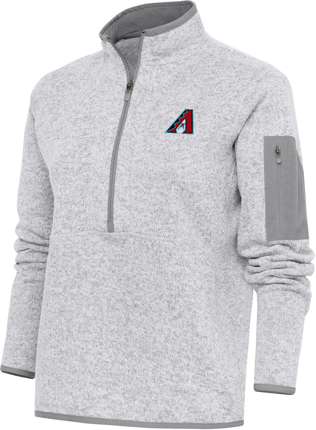 Antigua Women's Arizona Diamondbacks Fortune 1/4-Zip Pullover Sweater