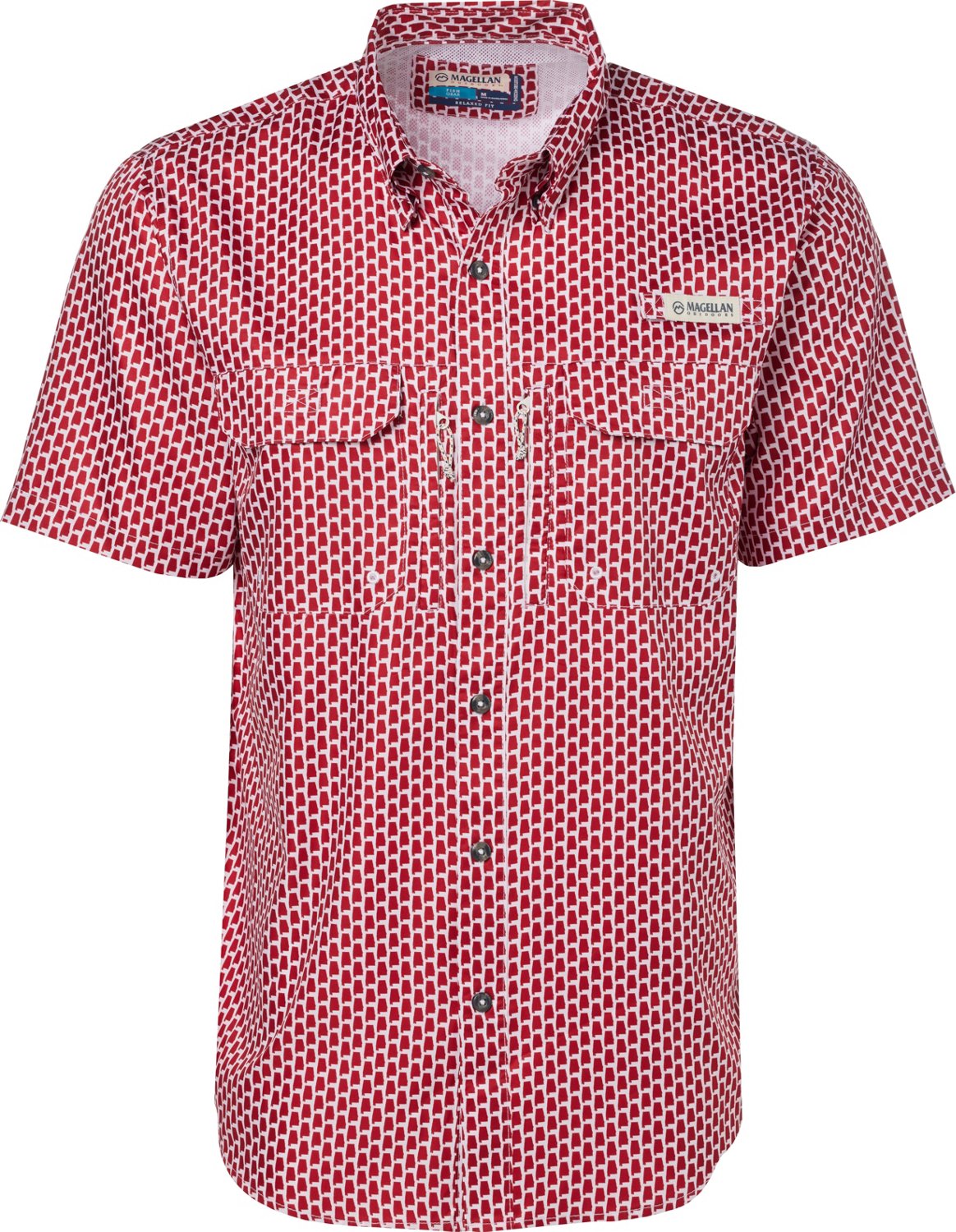 Magellan Outdoors Men's Alabama Local State Print ButtonDown Shirt
