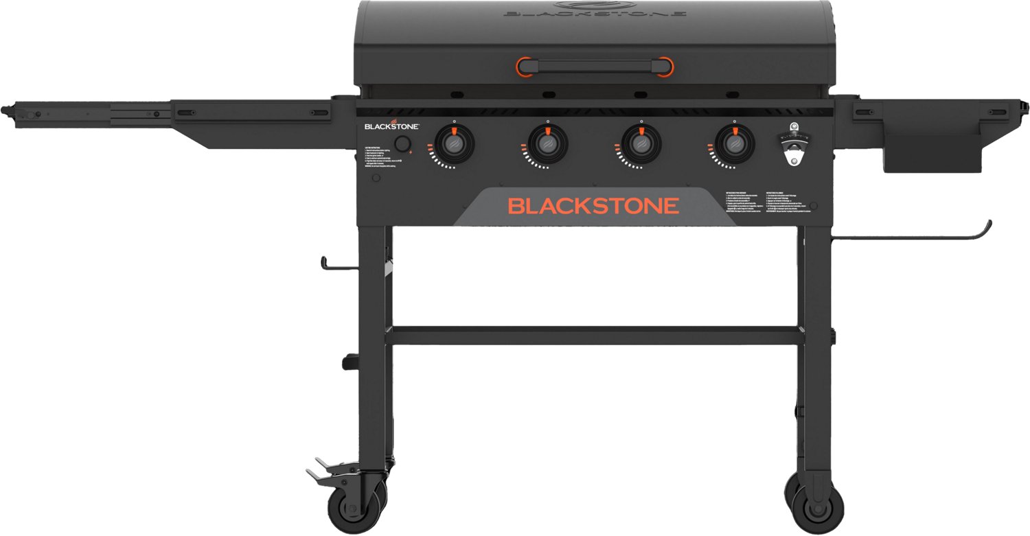 Blackstone 36 Culinary Omnivore Griddle with Hood 4-Burner Liquid Propane Flat  Top Grill in the Flat Top Grills department at