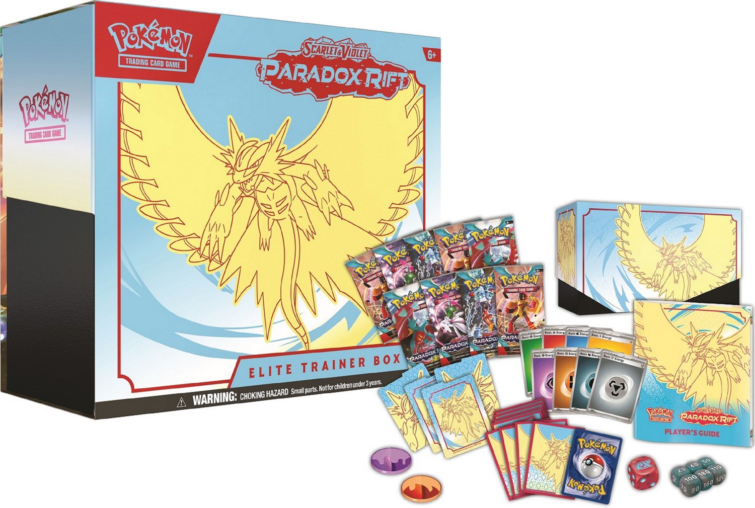 Pokemon Scarlett & Violet 4 Paradox Rift Elite Trainer Trading Card Game Box                                                     - view number 2