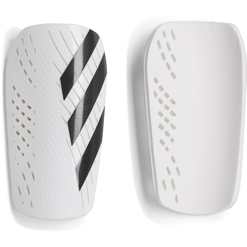 adidas Adults' Tiro Club Soccer Shin Guards White/Black, Medium - Soccer Equipment at Academy Sports