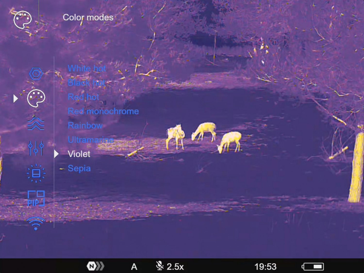 Pulsar Telos XP50 2.5 - 10 x 50 Thermal Monocular - view number 6