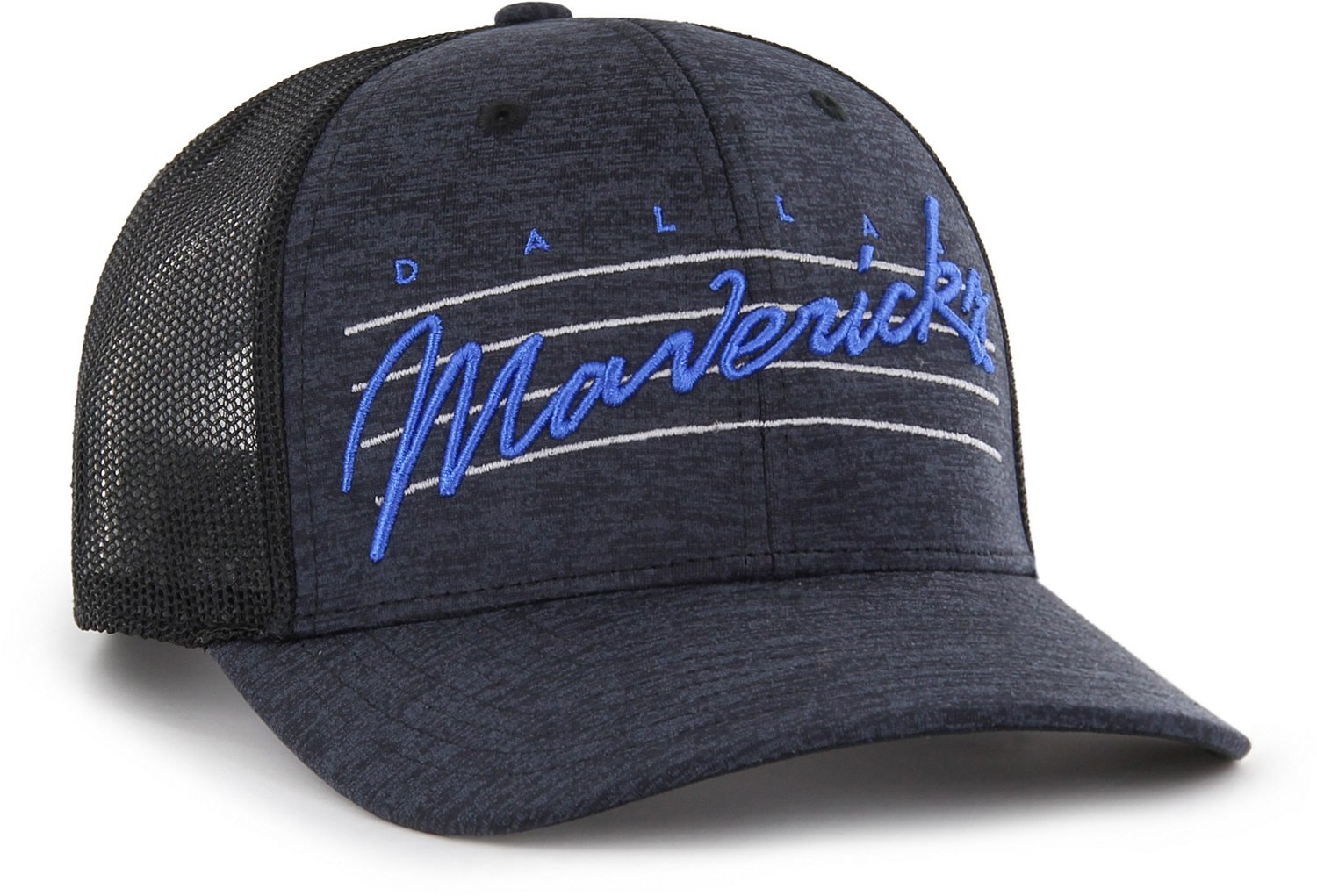 '47 Dallas Mavericks Primary Logo Downdraft Trucker Cap - view number 2