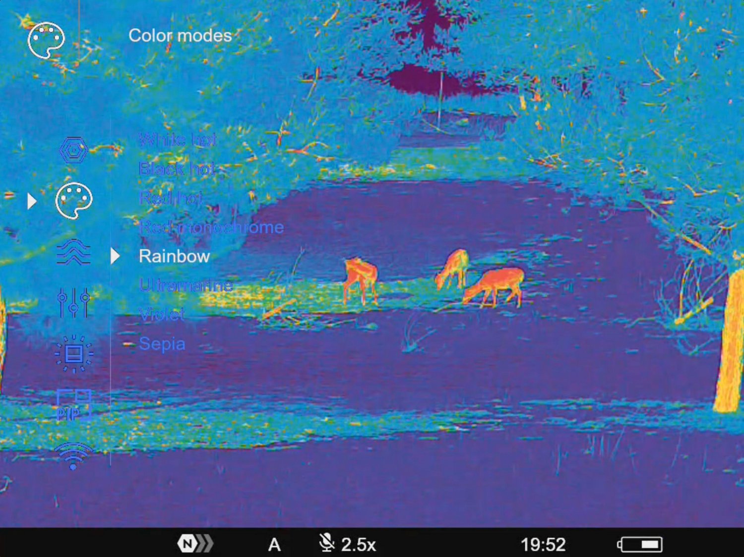 Pulsar Telos XP50 2.5 - 10 x 50 Thermal Monocular - view number 5