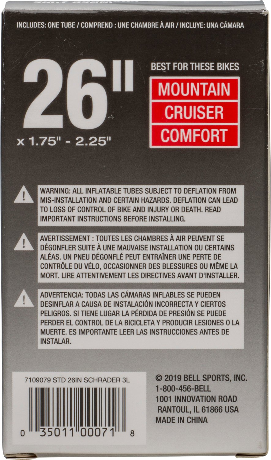 Bell 26" Universal Inner Tube                                                                                                    - view number 2