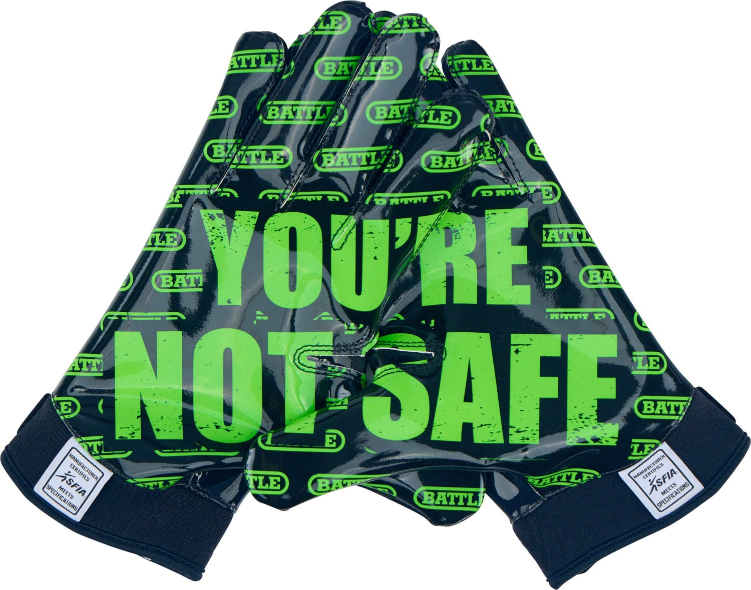 Battle Adults' Nightmare 2.0 Football Gloves - view number 2