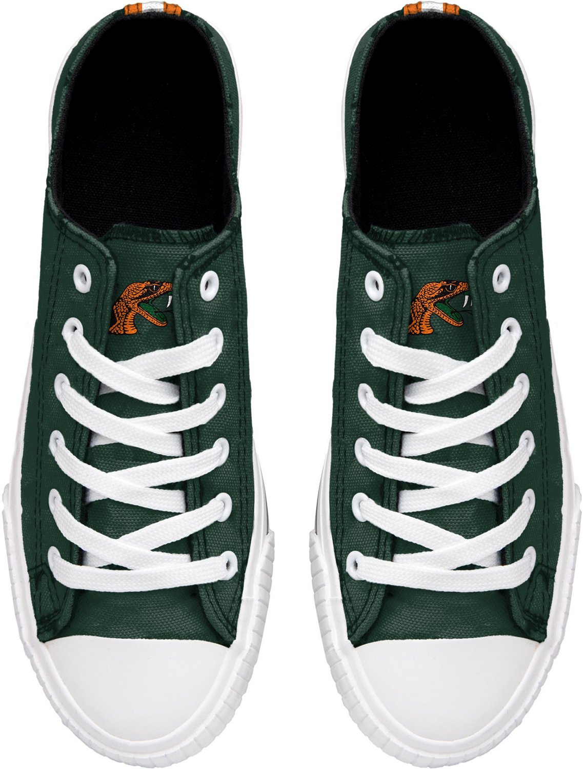 FOCO Unisex Florida A&M University SMU Canvas Shoes                                                                              - view number 3