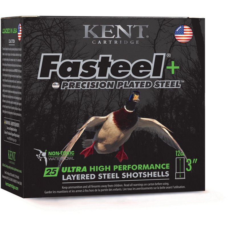 KENT Fasteel 12 Gauge Shotshells  25 Rounds
