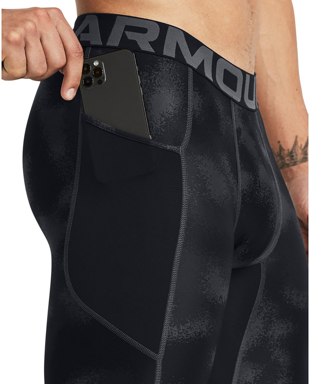 Under Armour Men's HeatGear Printed Long 10 in Shorts                                                                            - view number 3