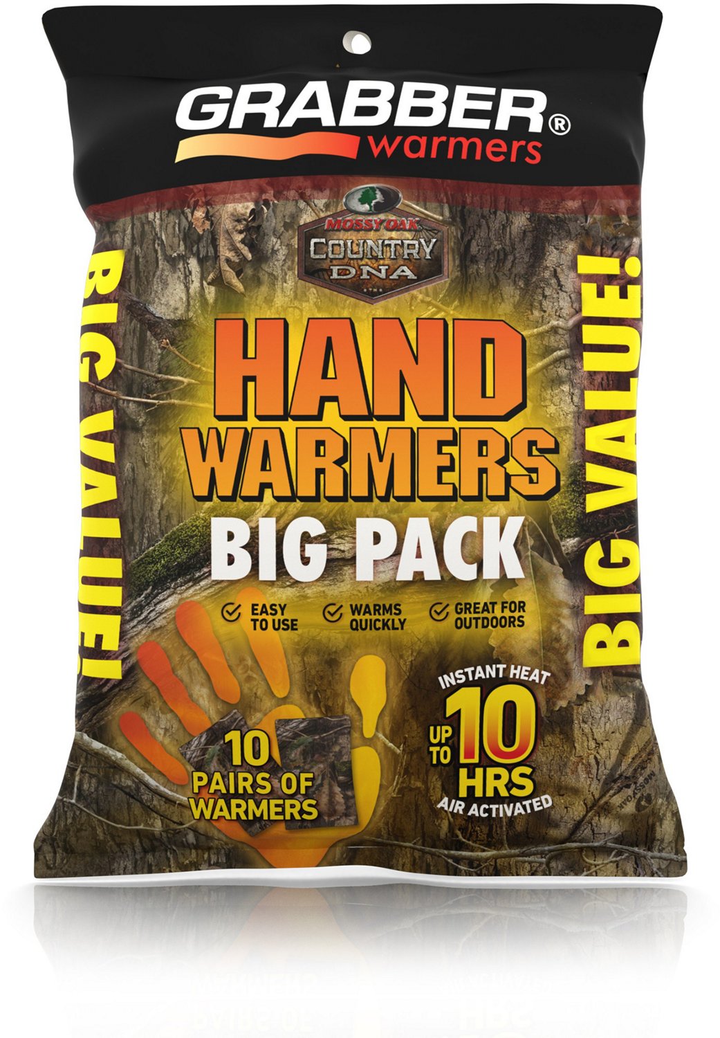 Grabber Mossy Oak DNA Hand Warmer 10-Pack                                                                                        - view number 1