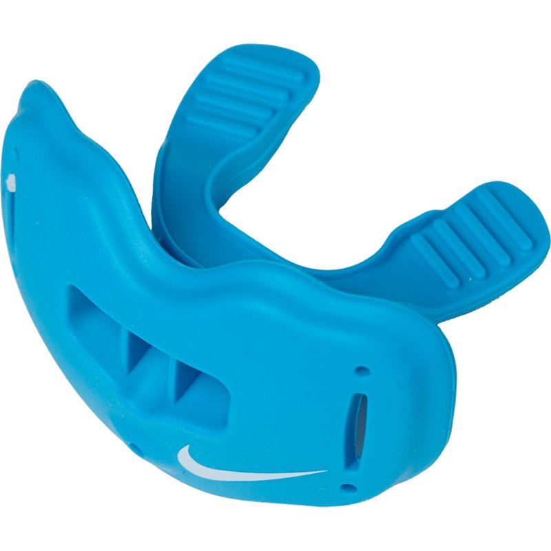 Nike Youth Alpha Lip Protector Mouthguard Blue/White - Football Equipment at Academy Sports