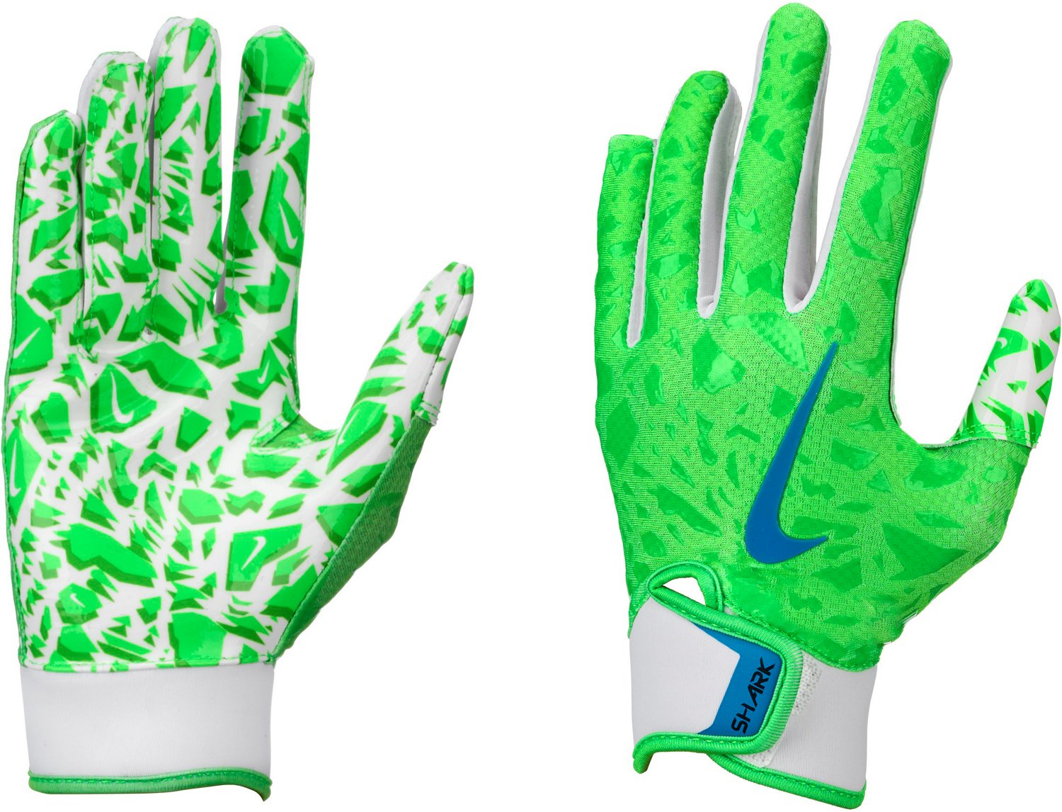 Shark store football gloves