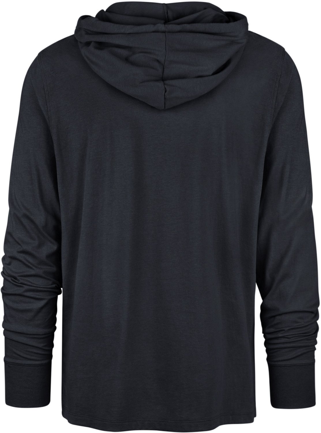 '47 Men's Houston Texans Timepiece Arch Franklin Hooded Long Sleeve Shirt