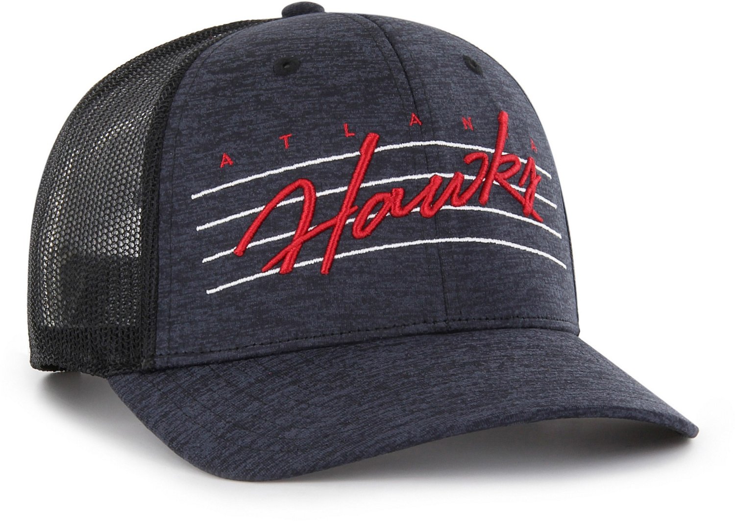'47 Atlanta Hawks Primary Logo Downdraft Trucker Cap - view number 2
