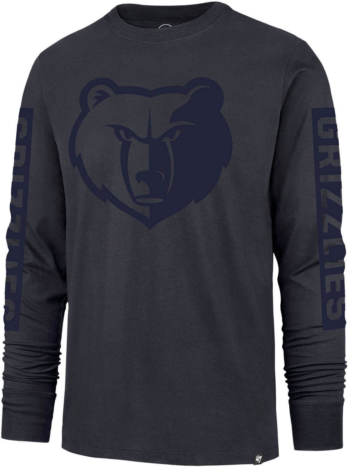 '47 Men's Memphis Grizzlies Phantom Franklin Long Sleeve T-shirt