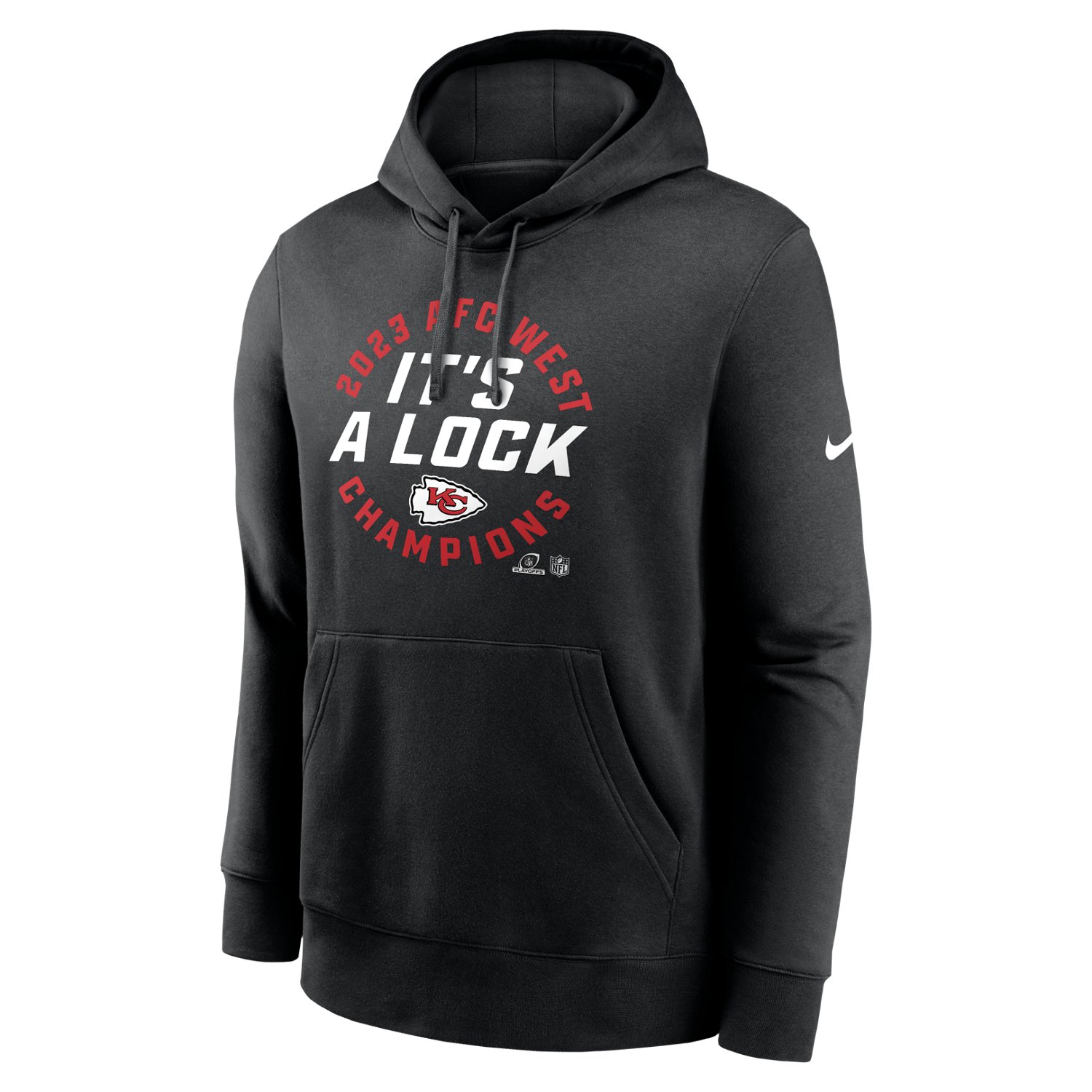 Nike Men s Chiefs Division Champs Trophy Coll Long Sleeve Hoodie