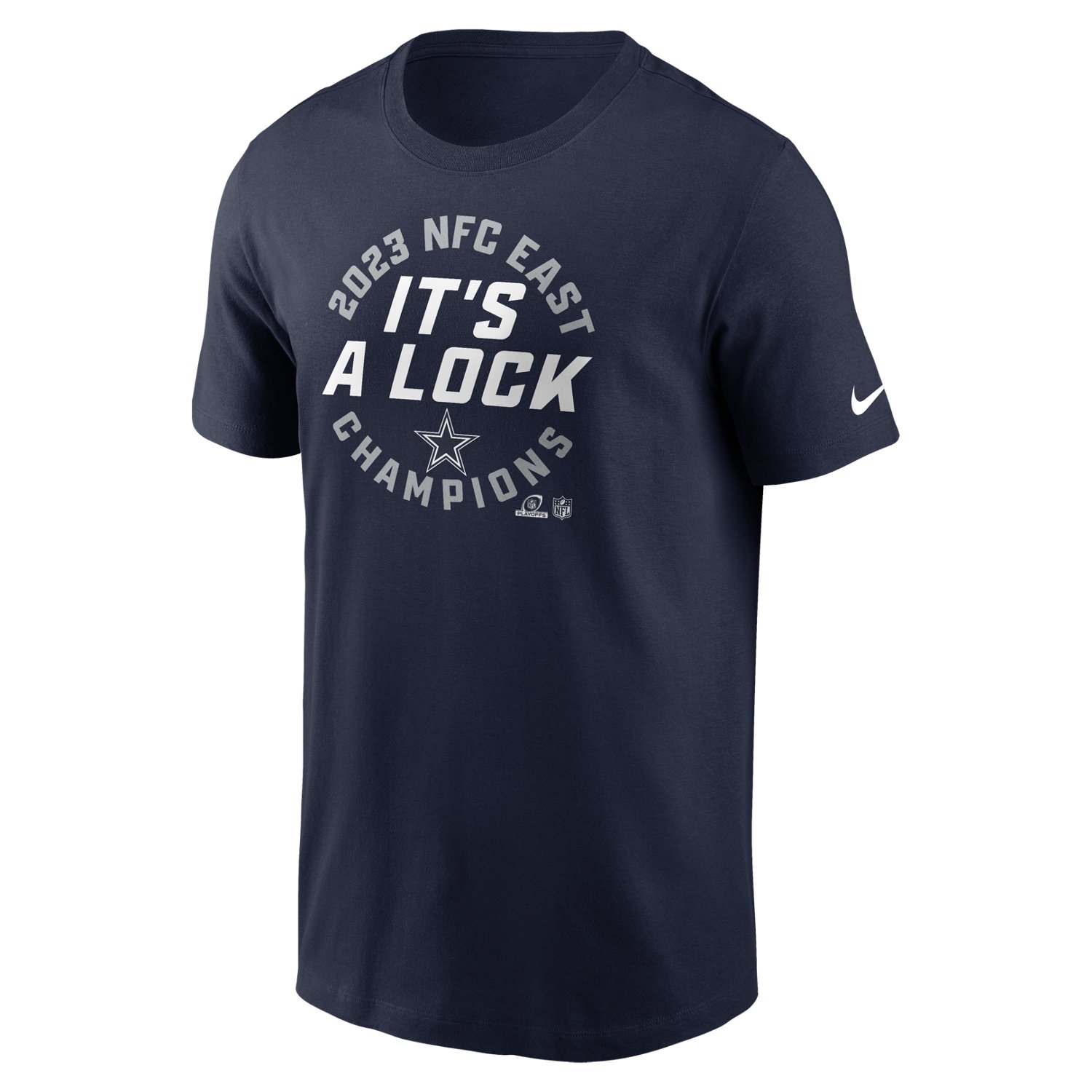 Nike Men's Cowboys Division Champs Trophy Coll Short Sleeve T-Shirt ...