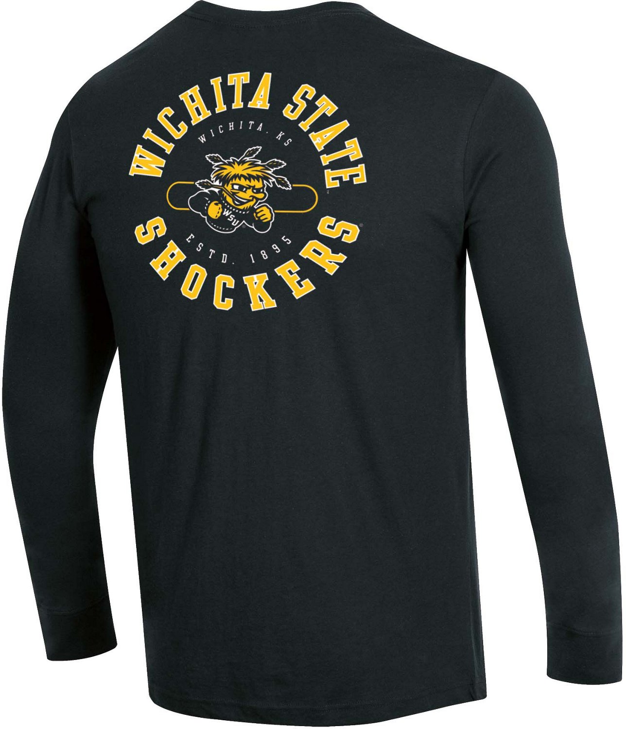 Champion Men's Wichita State University Circle Long Sleeve T-shirt - view number 2