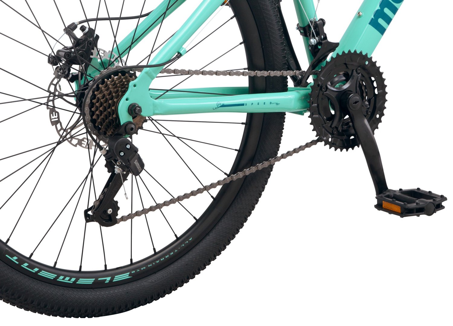 Turquoise mongoose online bike