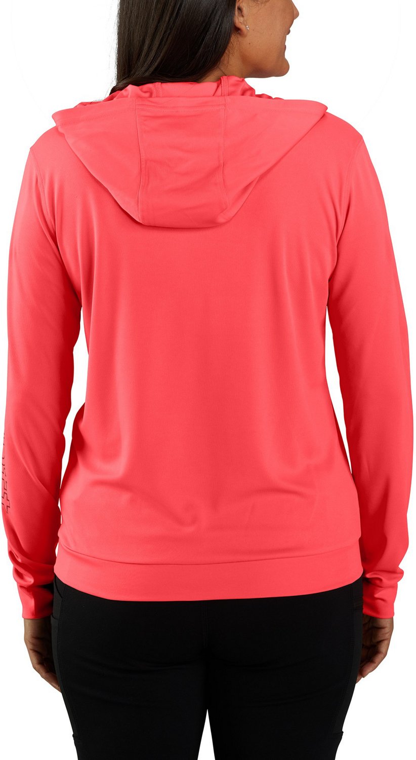 Carhartt Women's Force Sun Defender Lightweight Hooded Long Sleeve Graphic T-shirt - view number 2