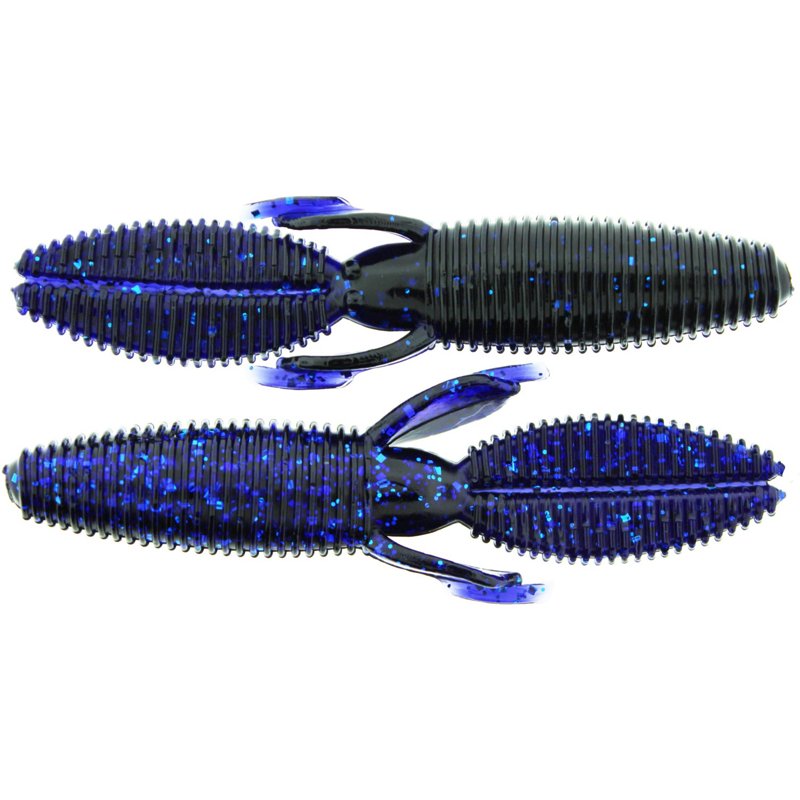 Bass Assassin Lures Lit'l Shunk Ape 3.5 in Creature Bait Black/Blue - Frsh Wtr Soft Plastic at Academy Sports