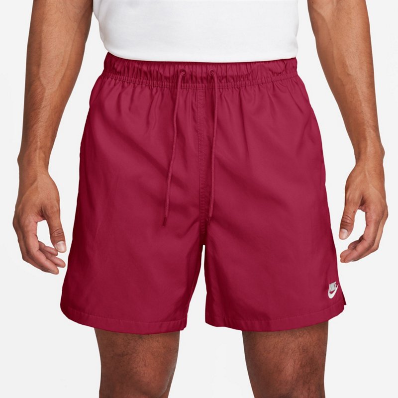 Nike Men's NSW Club Flow Shorts Team Red/White, X-Large - Men's Athletic Core Bottoms at Academy Sports
