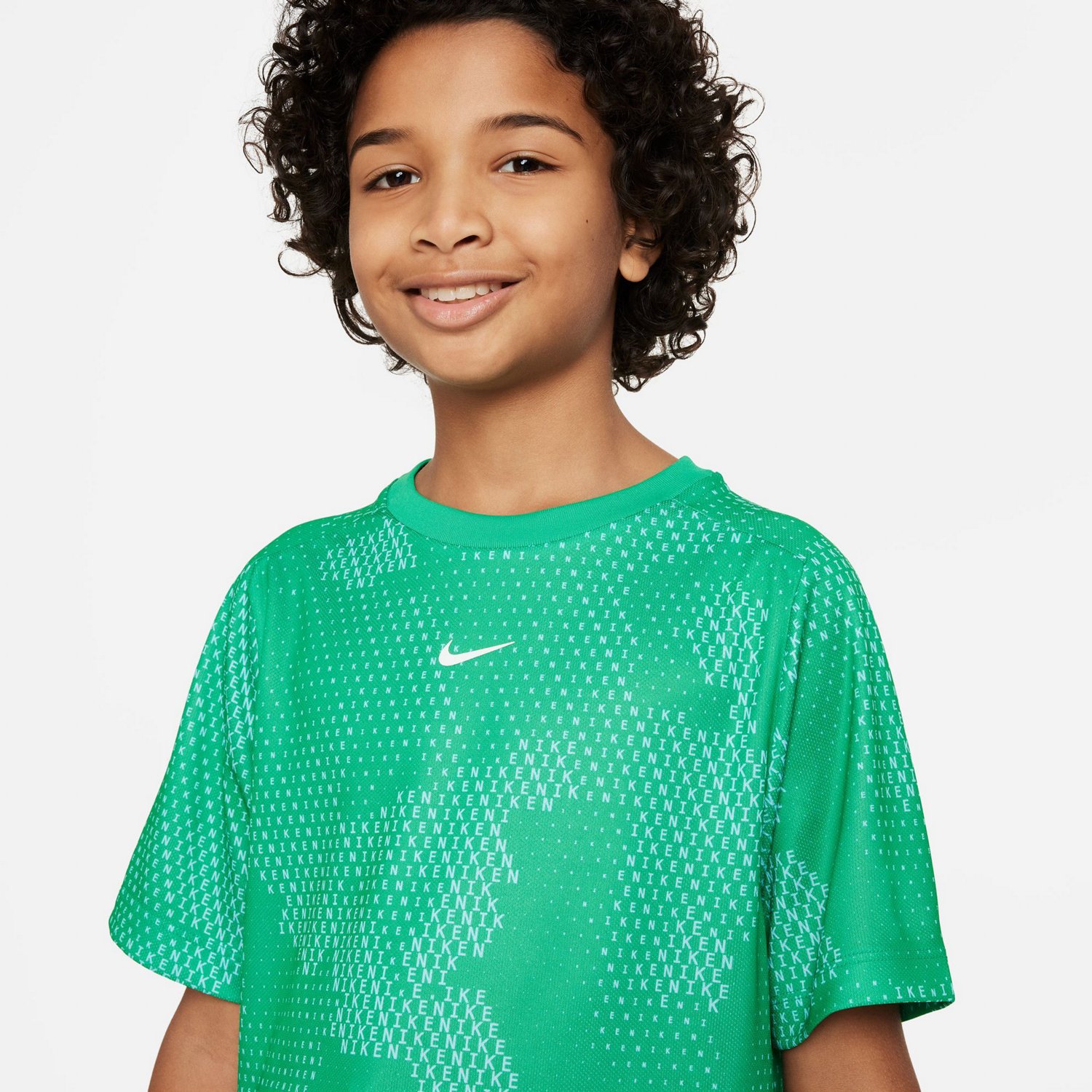 Nike Boys' Dri-FIT Multi AOP Short Sleeve Shirt - view number 3