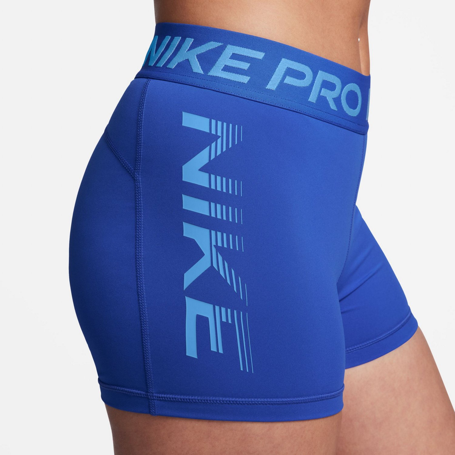 Nike Women s Nike Pro Dri FIT Midrise GRX Shorts 3 in Academy