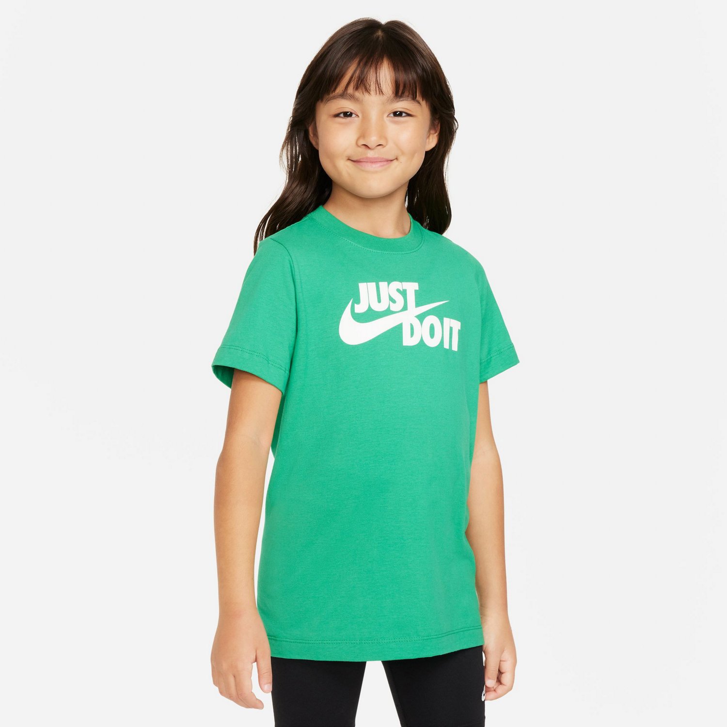Nike Boys' NSW Just Do It Swoosh 2 Short Sleeve Shirt | Academy