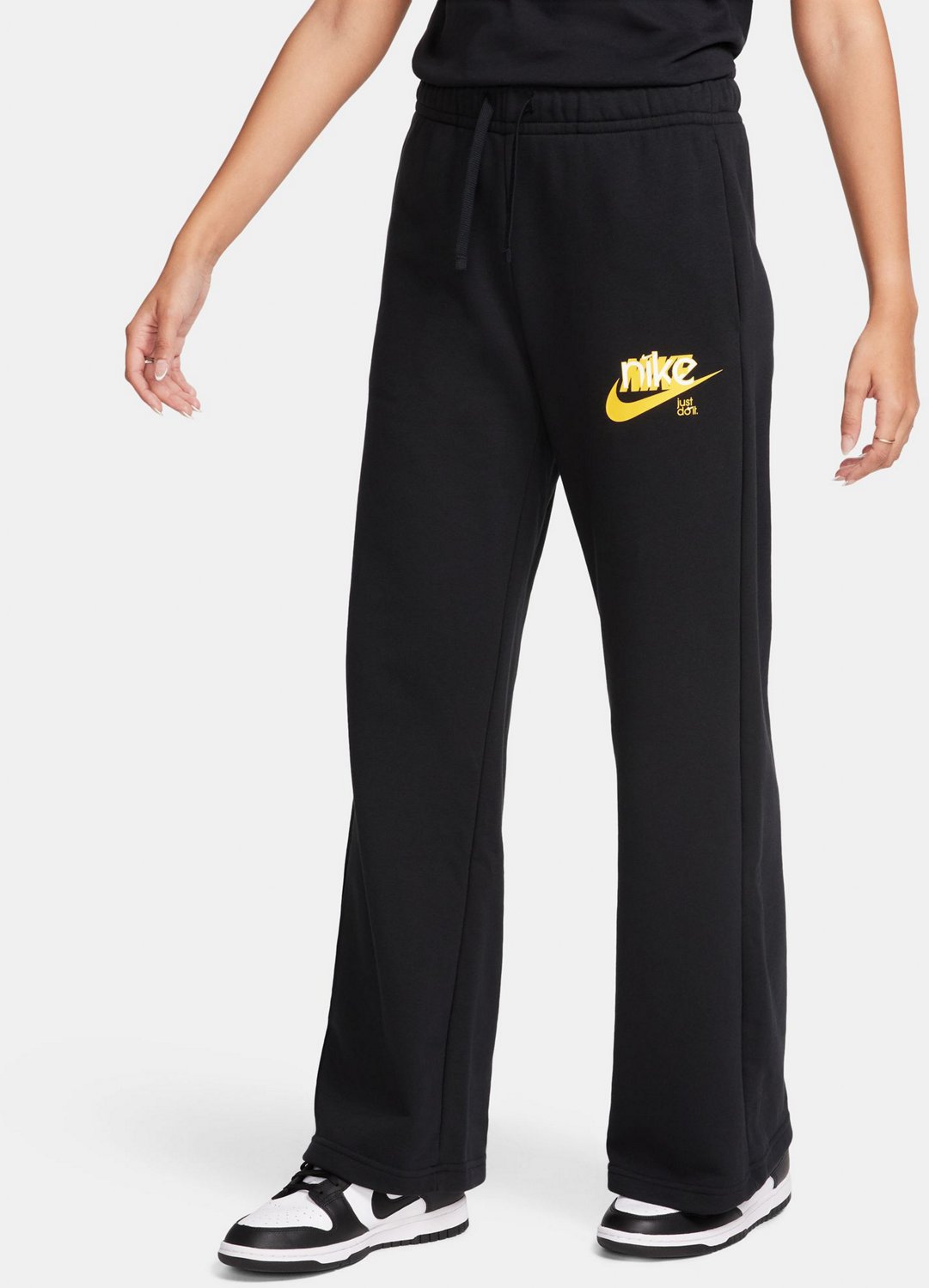 Nike Women's NSW Club FLX FT GX Wide Sweat Pants Academy