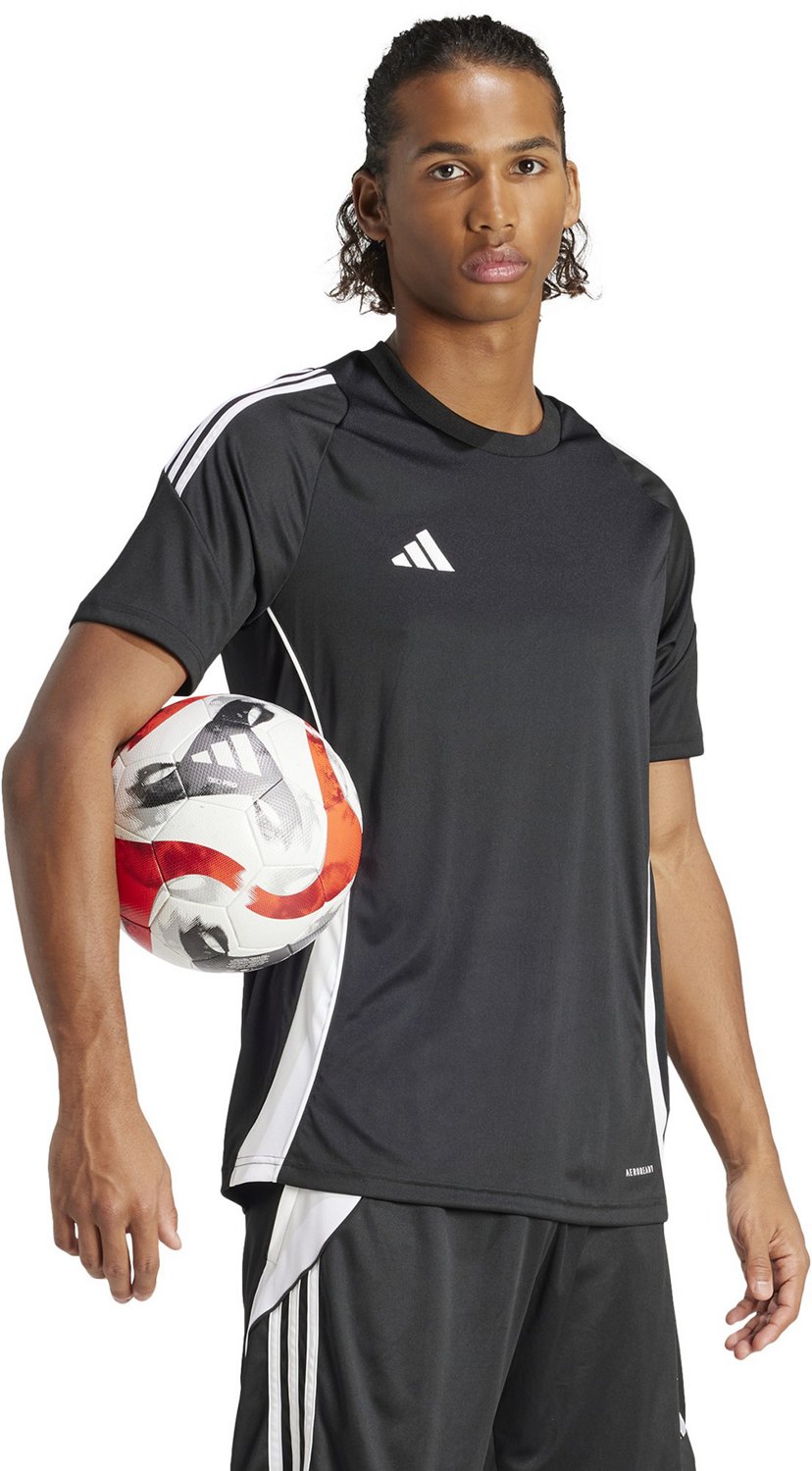 adidas Men s Tiro24 Soccer Jersey Free Shipping at Academy