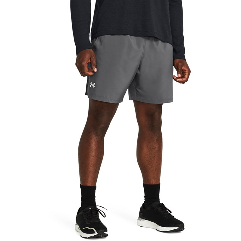 Under Armour Men's Launch 7 in Shorts Castlerock/Castlerock/Reflective, 2X-Large - Men's Running Bottoms at Academy Sports