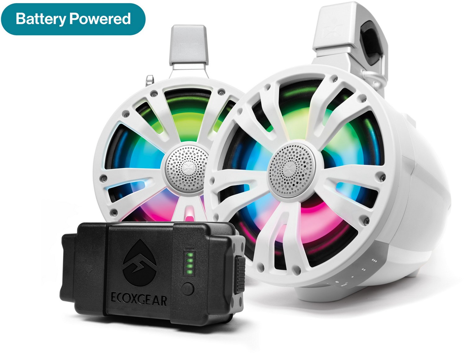ECOXGEAR Sound Extreme Tower 8 in One AMP Speaker and Battery and One Non-Amplified Speaker 2-Pack - view number 8
