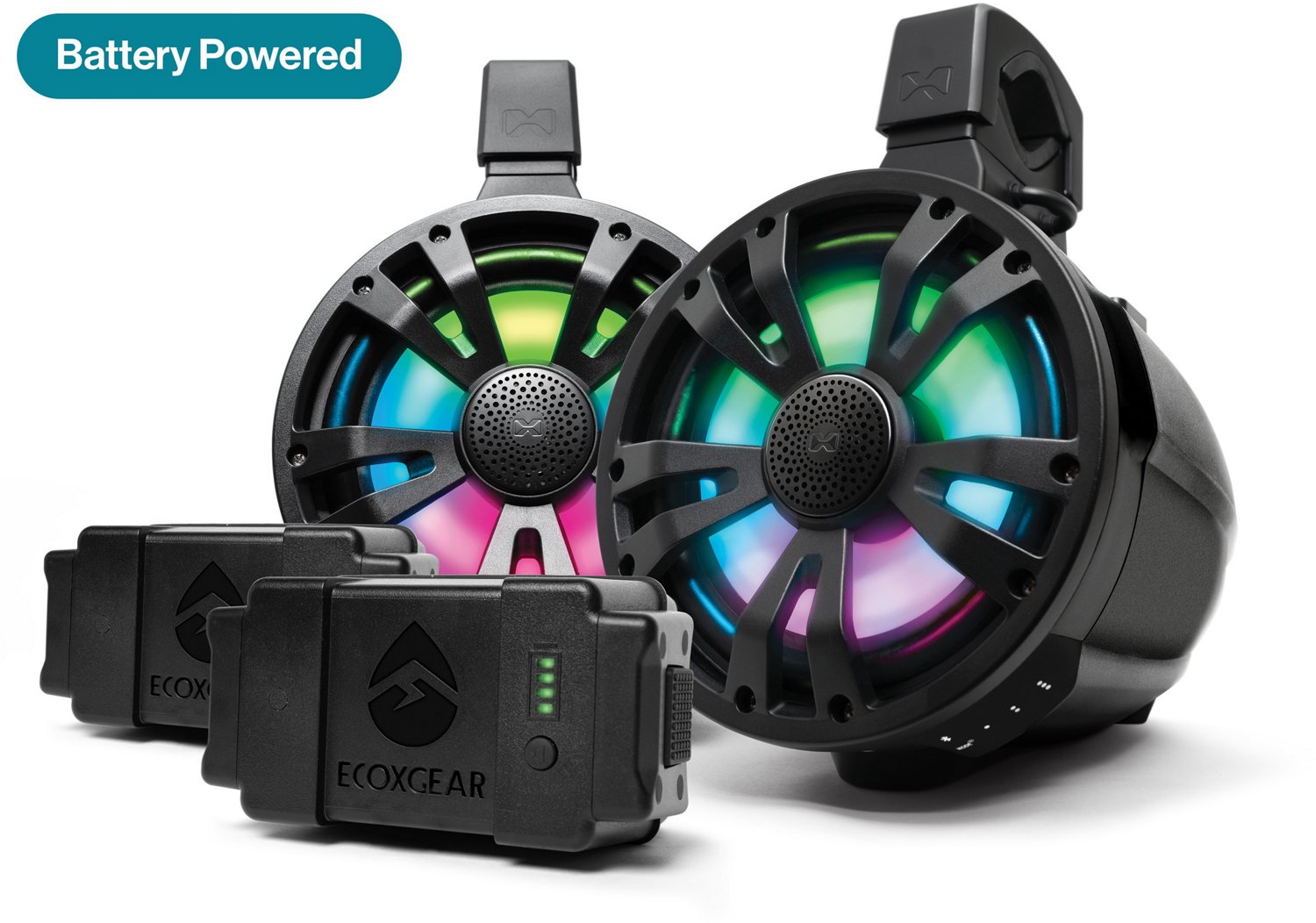 ECOXGEAR Sound Extreme Tower 8 in Two AMP Speakers and Two Batteries 2-Pack - view number 8