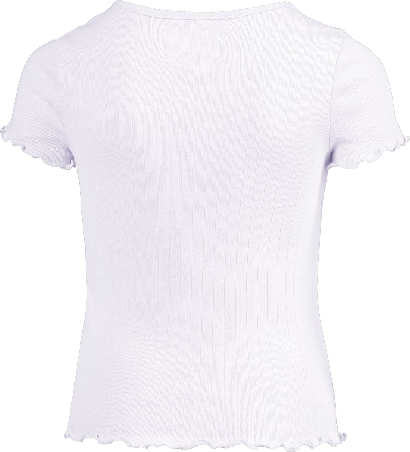 Magellan Outdoors Girls' Summerville Lettuce Edge T-shirt