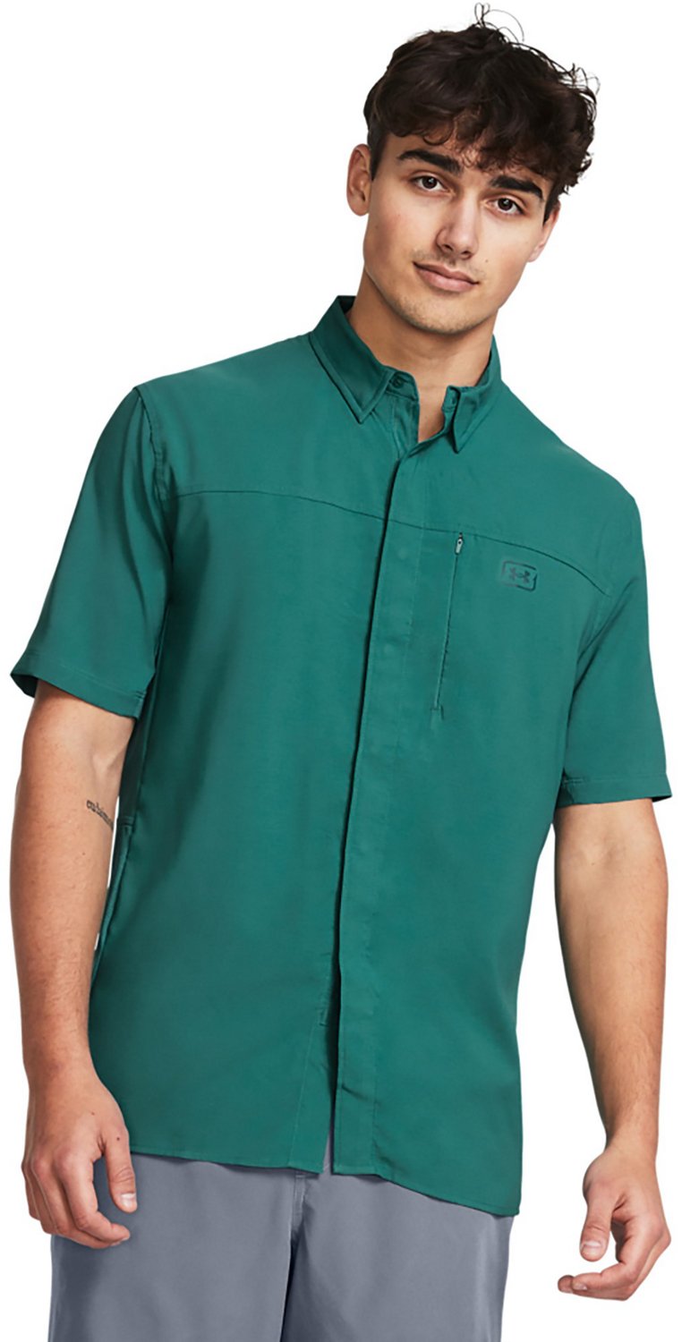Under Armour Men's Shorebreak Hybrid Woven Short Sleeve Shirt | Academy