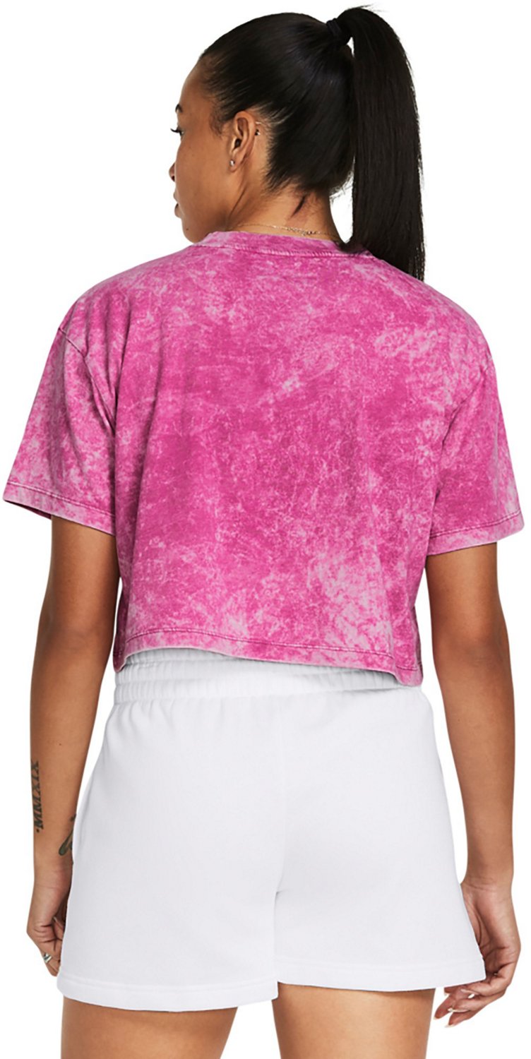 Under Armour Women’s Wash Logo Repeat Cropped Graphic T-shirt - view number 2