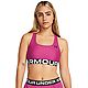 Under Armour Women's HeatGear Authentics Mid Branded Sports Bra                                                                  - view number 1 selected